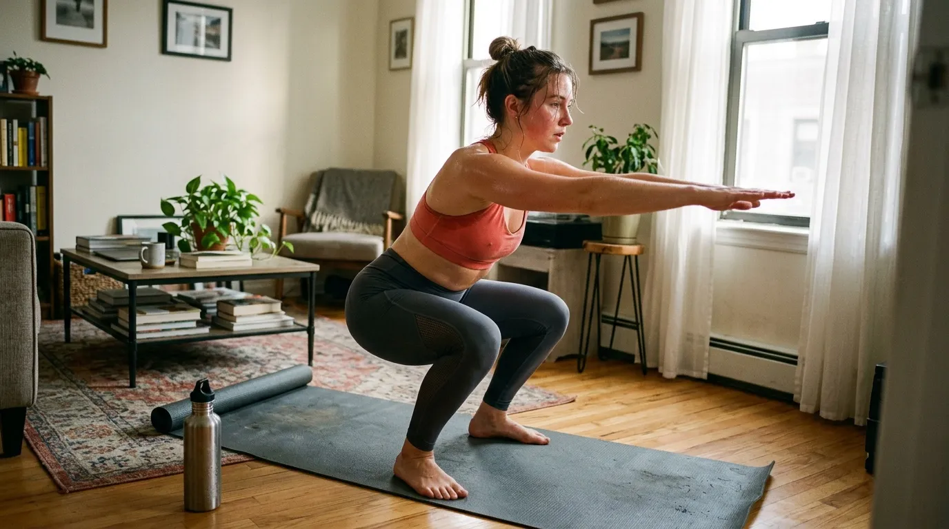 100 Squats calories : combien brûlez-vous